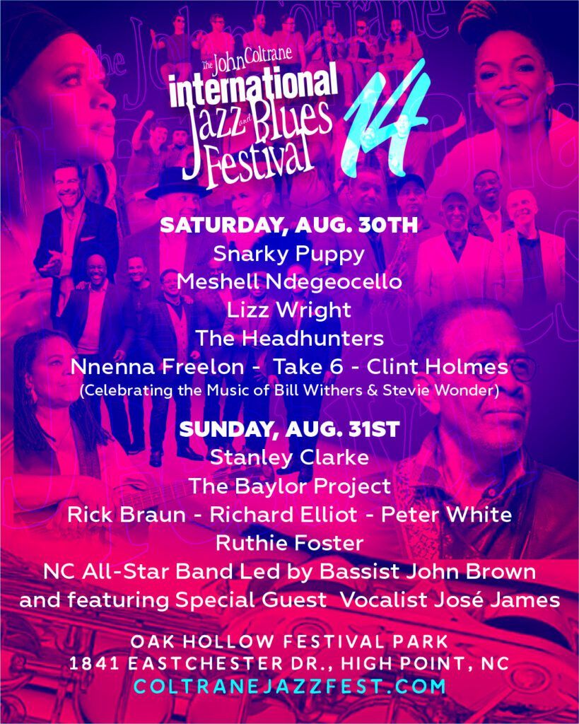 The John Coltrane International Jazz and Blues Festival: Snarky Puppy  Jose James - 2 Day Pass, 29 August