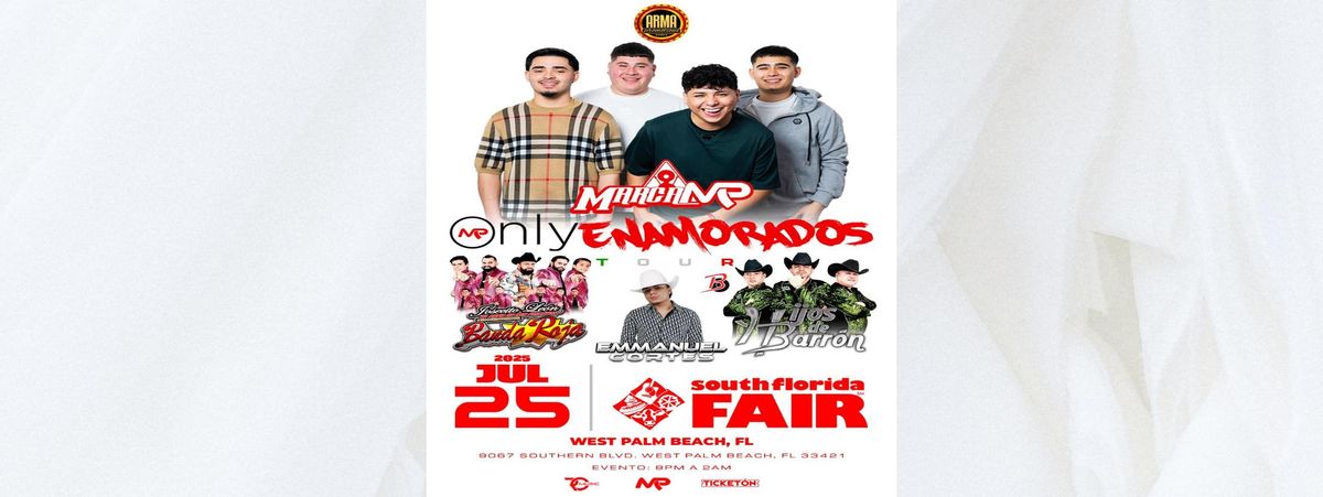 MARCA MP, BANDA ROJA & MÁS  in West Palm Beach, 25 July | Event in West Palm Beach | AllEvents