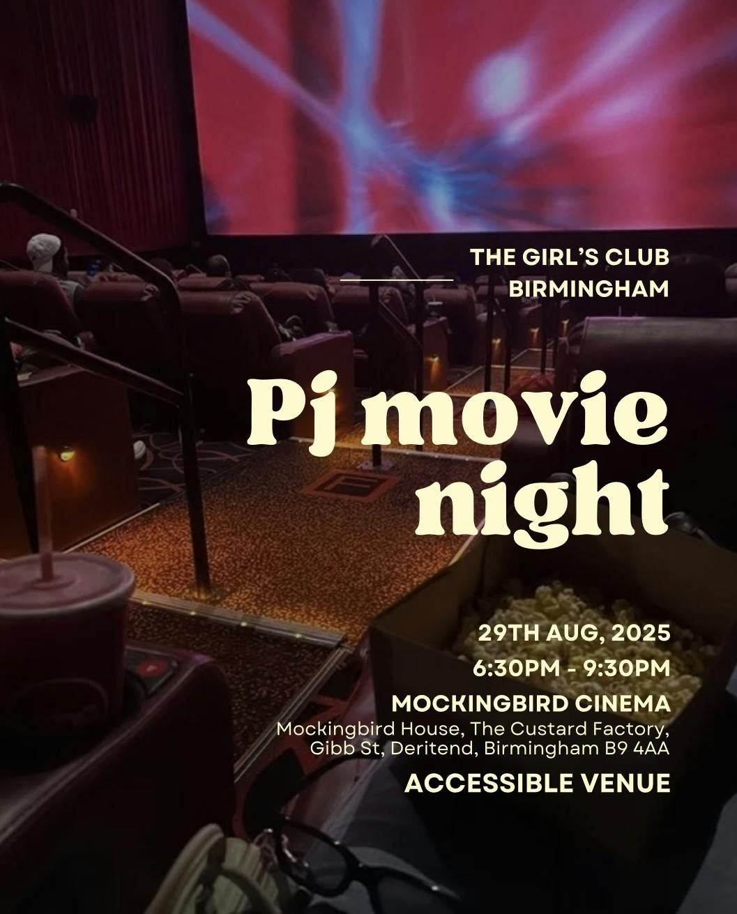 Pj movie night 🍿🎥🌙, 29 August | Event in Birmingham | AllEvents