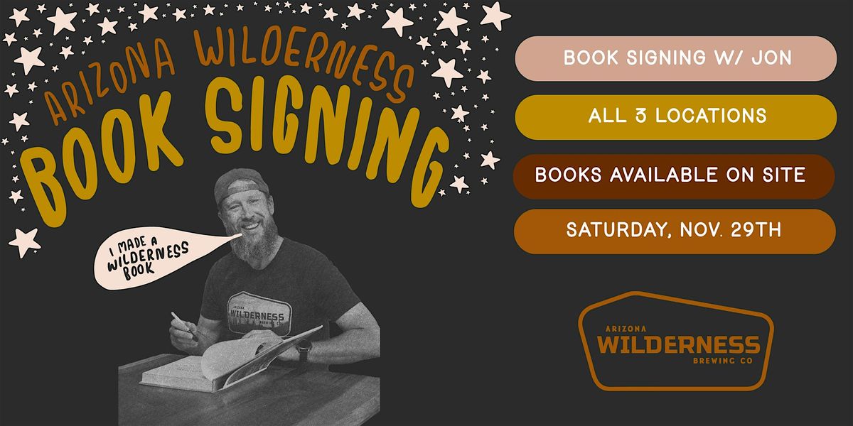 Arizona Wilderness Book Signing - Jonathan Buford, 29 November | Event in Gilbert | AllEvents