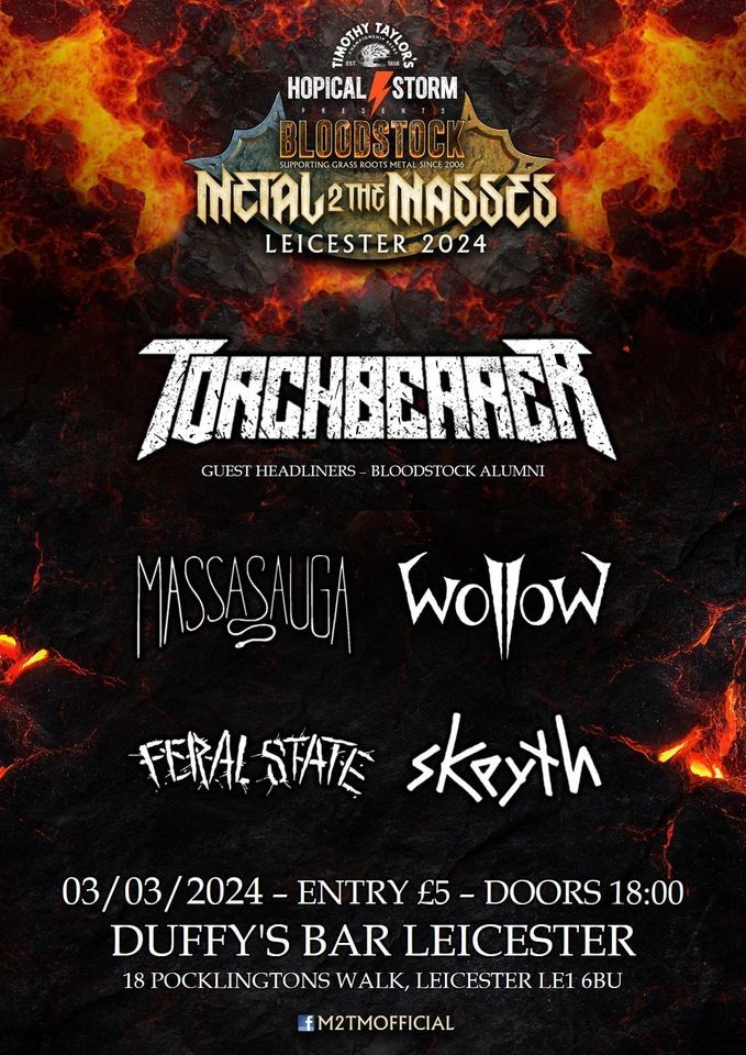 Metal 2 The Masses Leicester Heat 1, Duffy's Bar, Leicester, March 3
