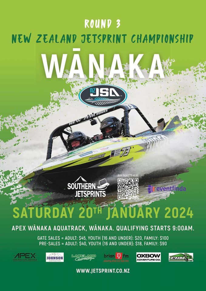 NZ Jet Sprints Championship Round 3, Wanaka Jetsprints, Alexandra