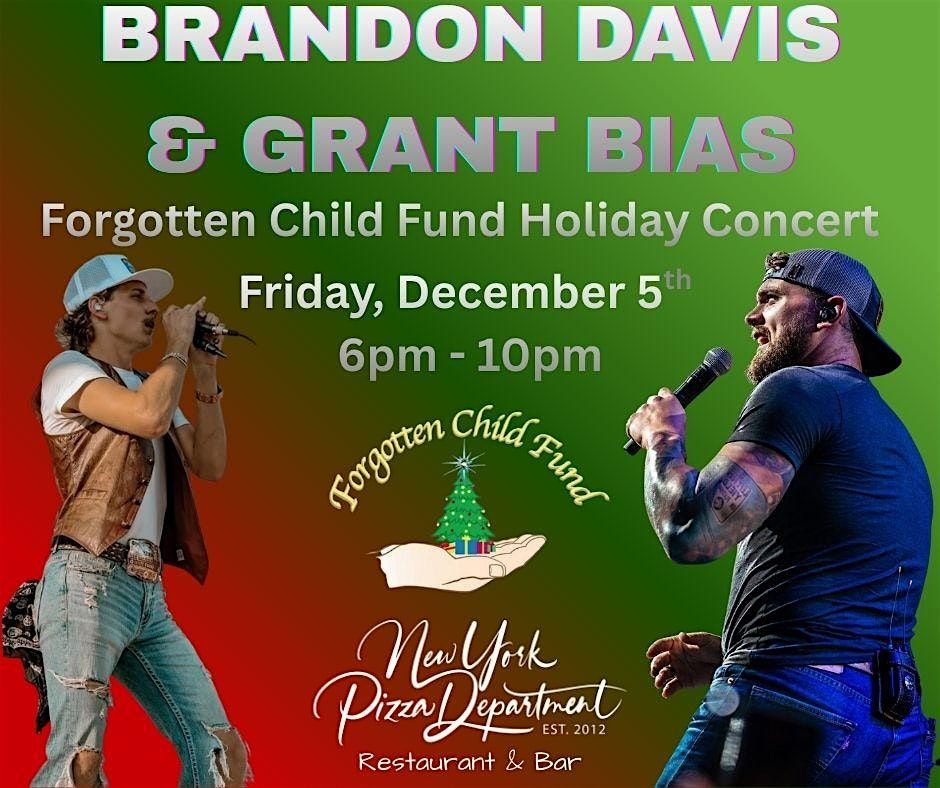 NYPD Presents: Forgotten Child Fund Concert Ft. Brandon Davis & Grant Bias, 5 December | Event in Lakesite