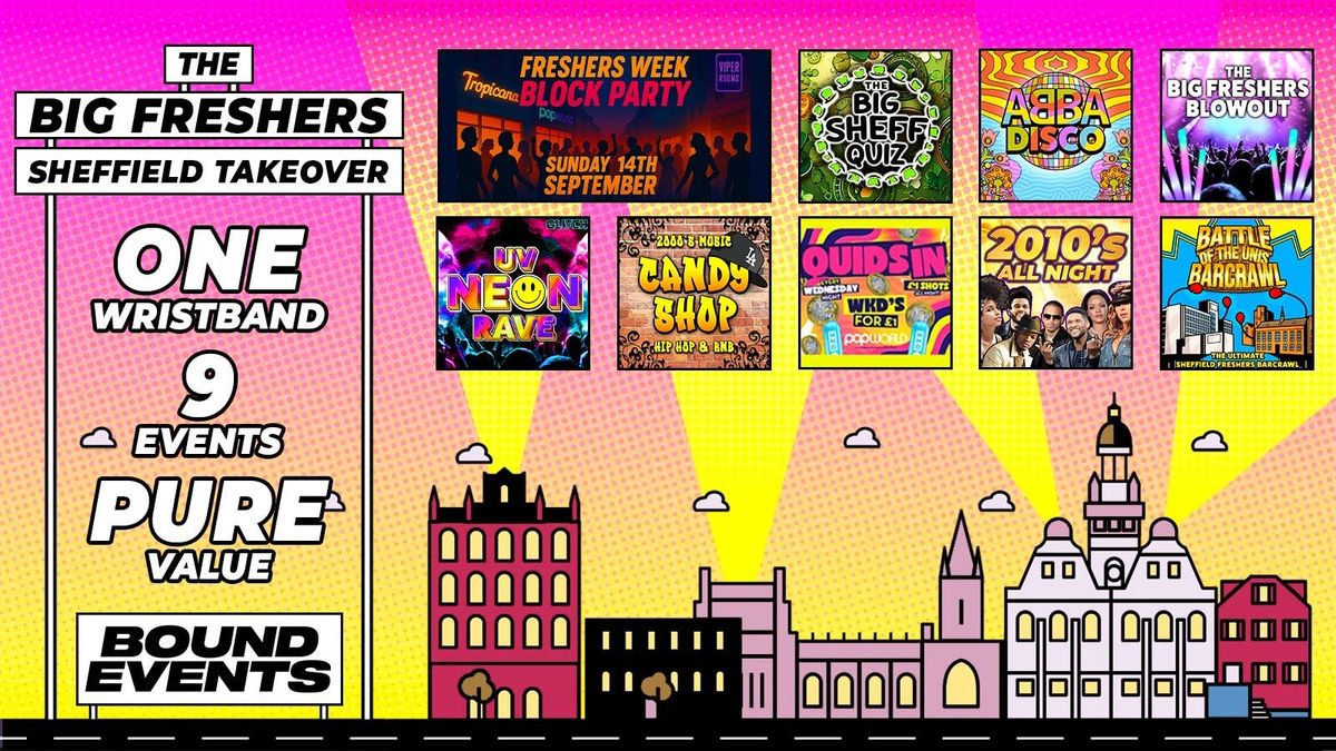 Sheffield Freshers Week 2025 🎪, 14 September | Event in Sheffield | AllEvents