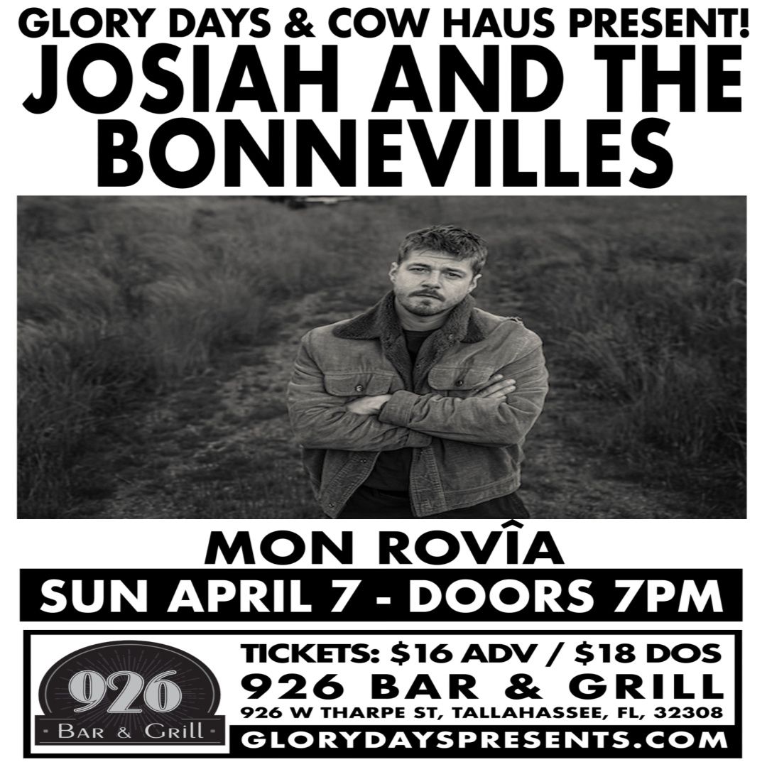 Josiah and the Bonnevilles at Hattiesburg Saenger Theater, 14 June | Event in Hattiesburg | AllEvents