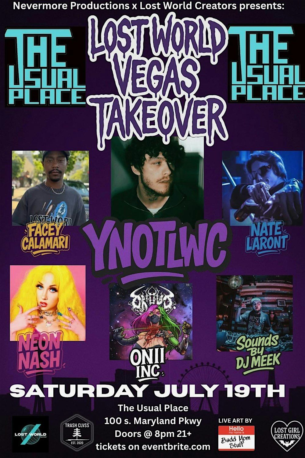 Lost World Vegas Takeover at The Usual Place in Las Vegas | Event in Las Vegas | AllEvents