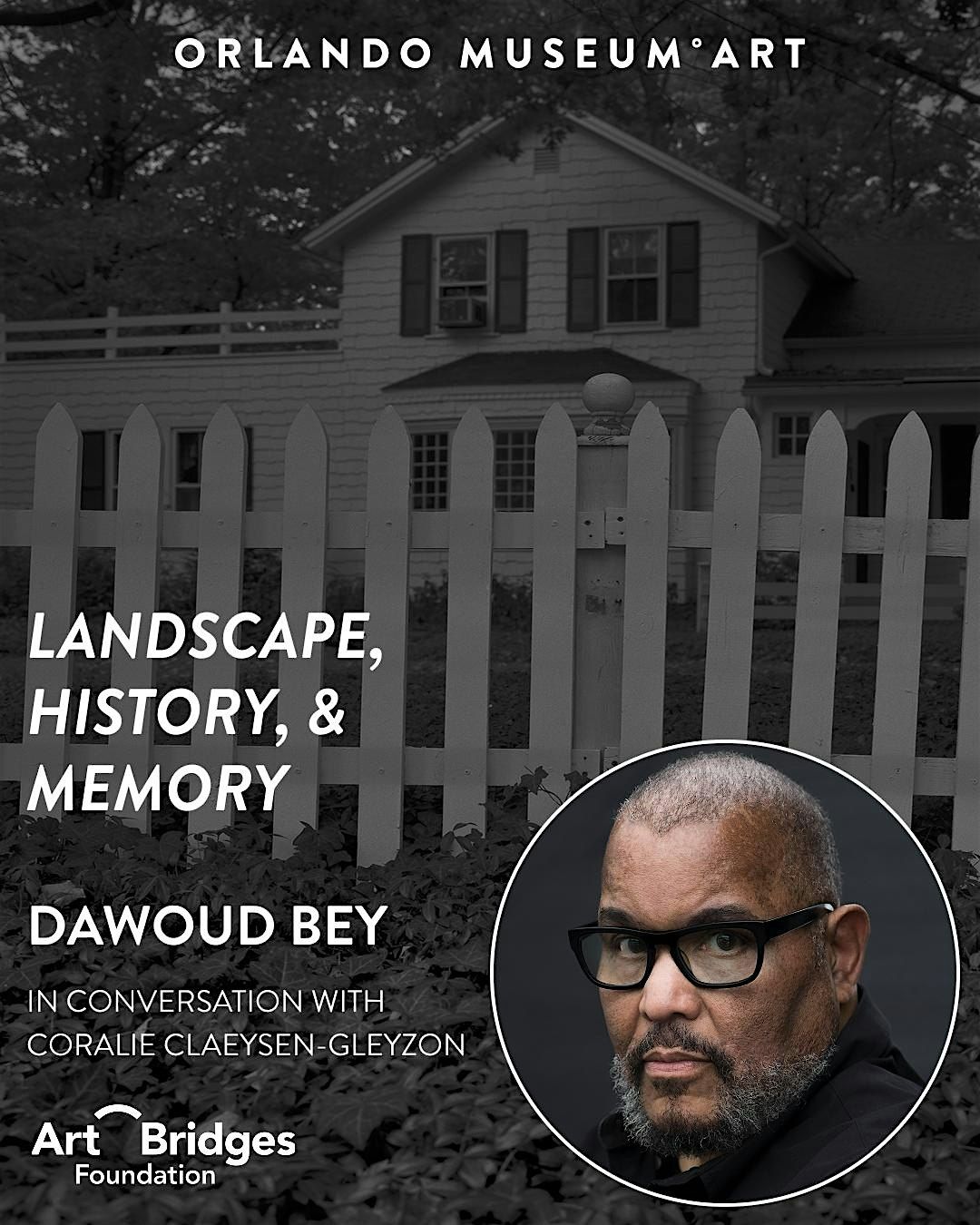 Landscape, History, and Memory presented by Dawoud Bey, 18 December | Event in Orlando | AllEvents