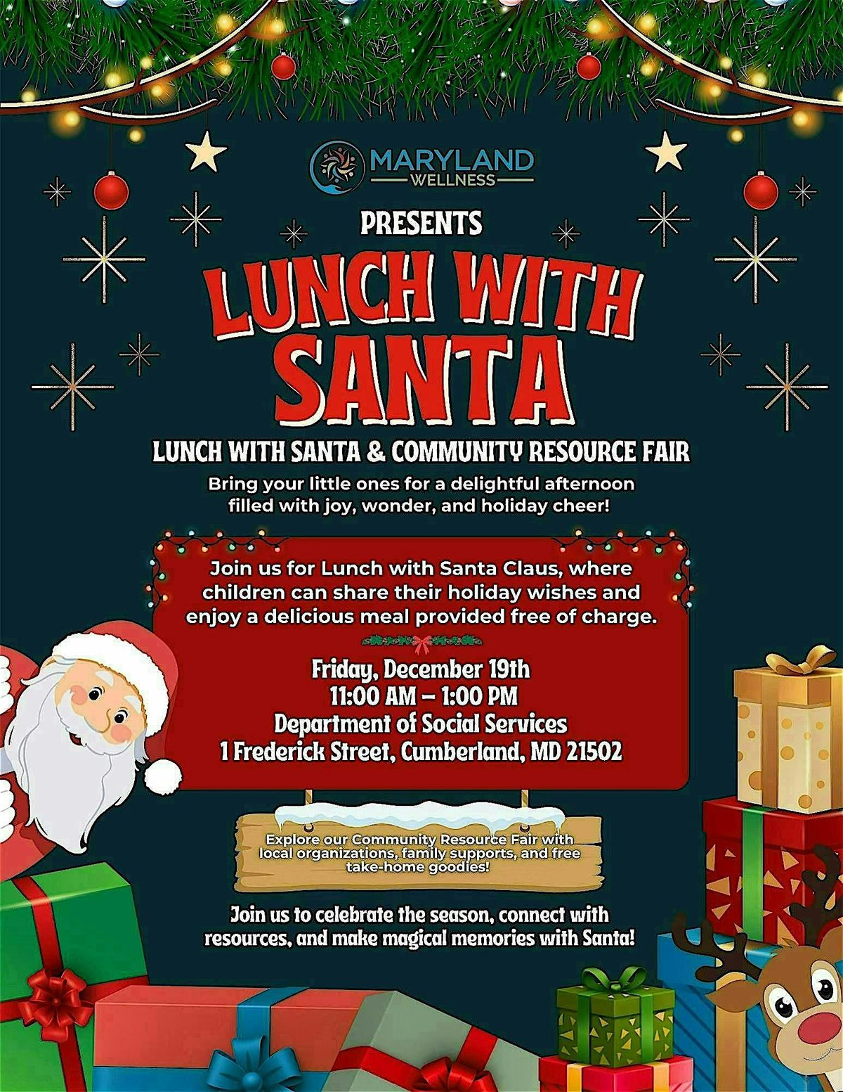 Lunch With Santa, 19 December | Event in Cumberland | AllEvents
