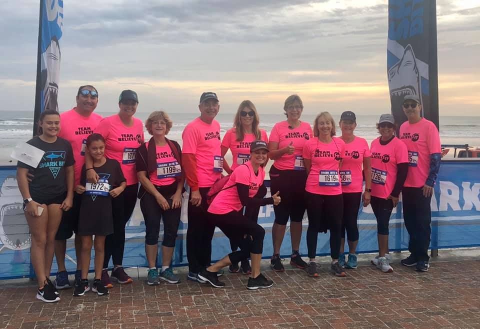 TEAM BELIEVE FIT SHARK BITE HALF MARATHON AND 5K, New Smyrna Beach at