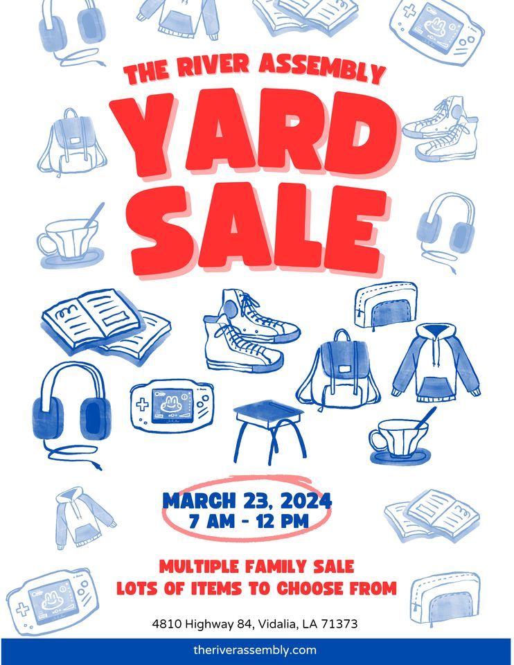 Yard Sale The River Assembly, 4810 Highway 84 W, Vidalia, LA, 23