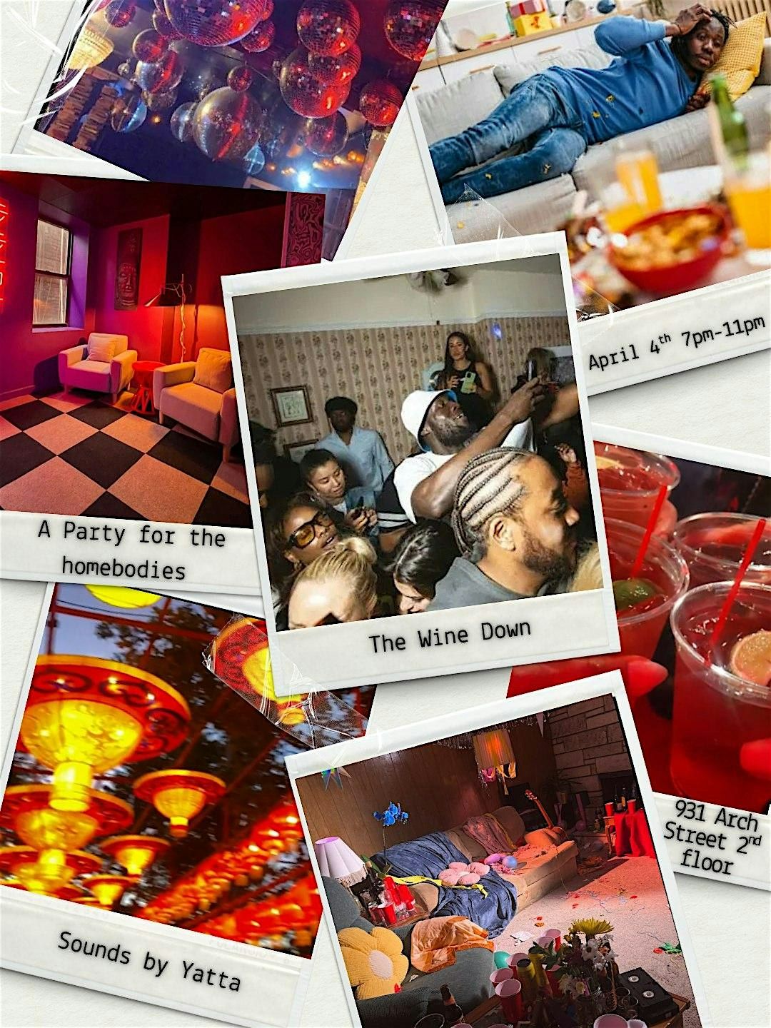 The WineDown : A Party for the Homebodies, 4 April | Event in Philadelphia | AllEvents