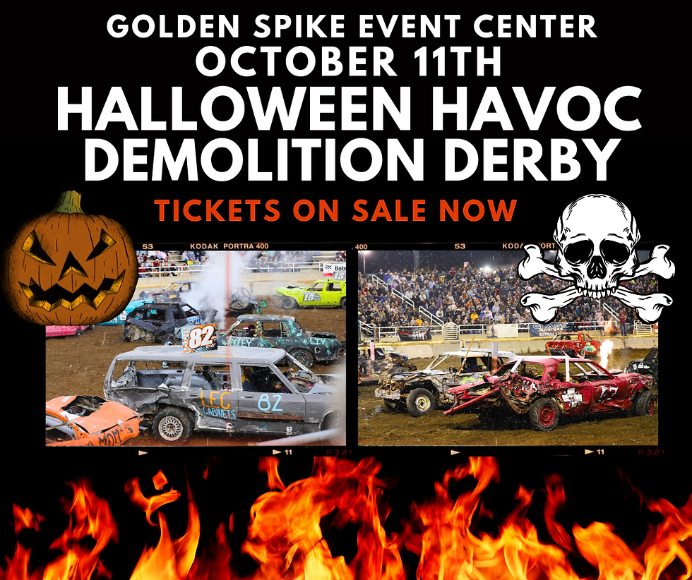Halloween Havoc Demolition Derby at Golden Spike Event Center, 11 October | Event in Ogden | AllEvents