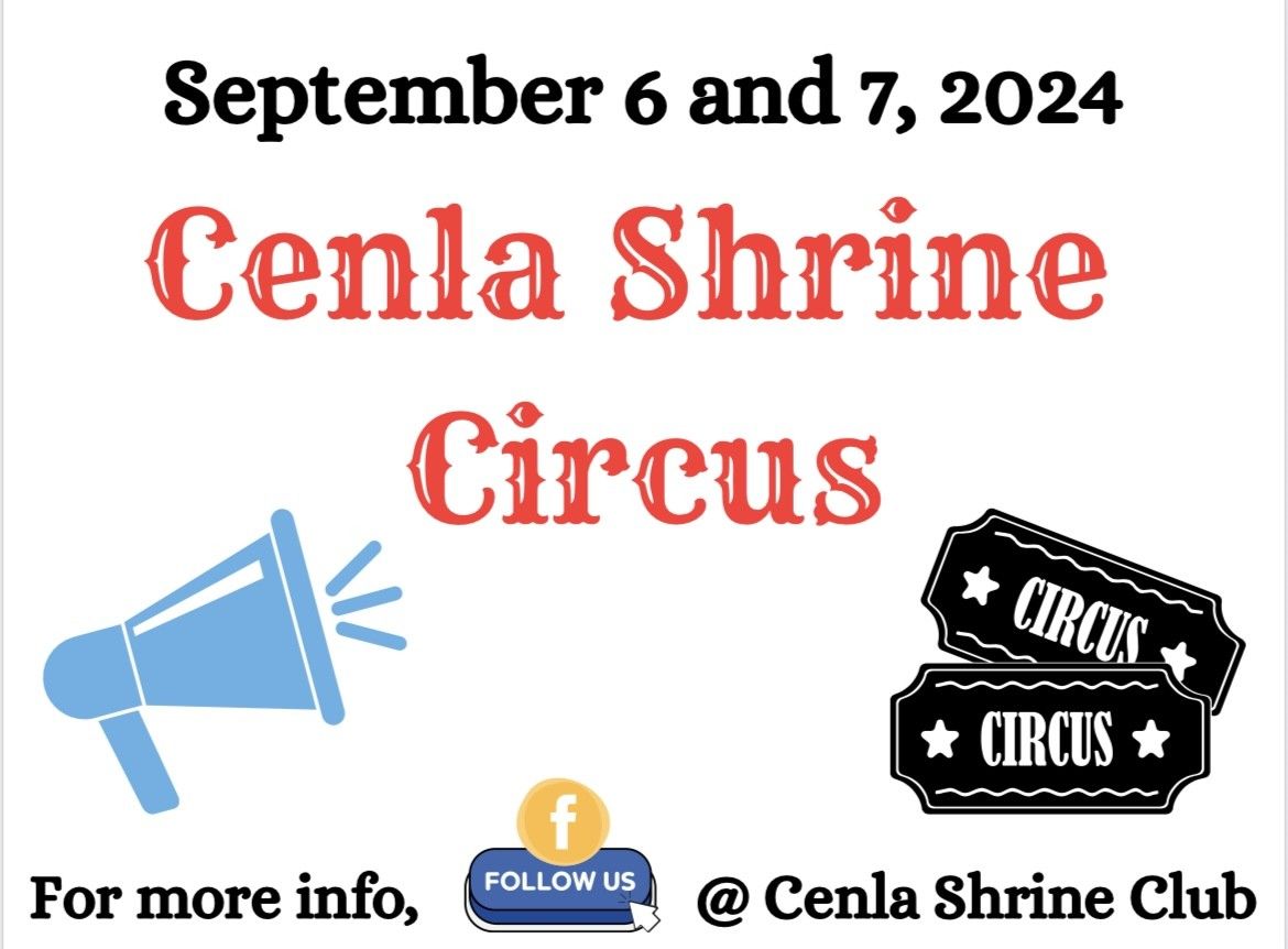 Cenla Shrine Circus, 5 September | Event in Alexandria | AllEvents