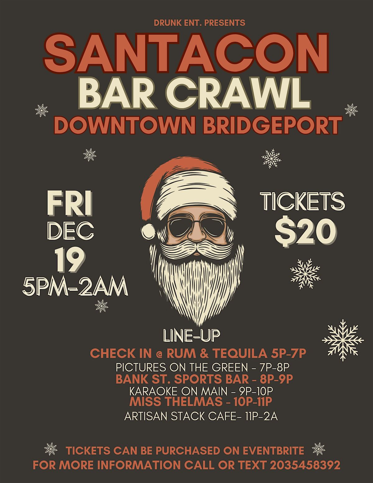 SantaCon Bar Crawl - DownTown Bridgeport, 19 December | Event in Bridgeport | AllEvents