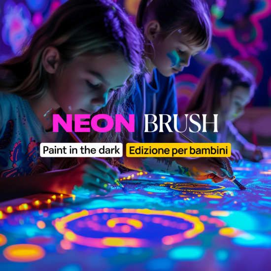 Neon Brush Kids: un'esperienza artistica per tutta la famiglia, 17 May | Event in Turin | AllEvents