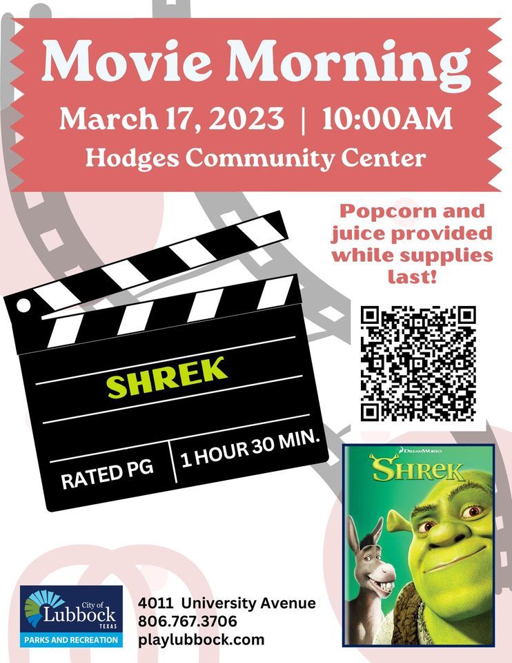 Movie Morning Hodges, 4011 University Ave, Lubbock, TX 794133229