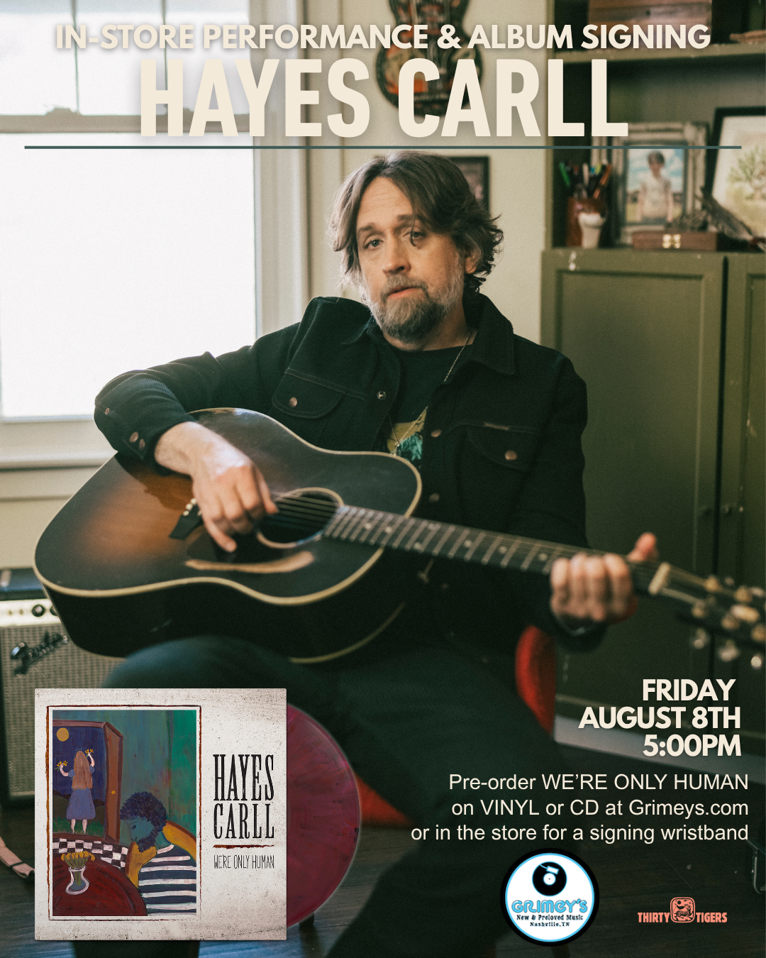 Hayes Carll: We're Only Human at Top Hat, 15 February | Event in Missoula | AllEvents