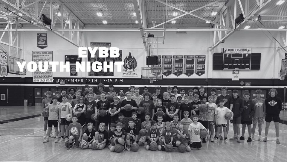 EYBB Youth Night DCE vs. Medford, D C Everest High, Mosinee, December