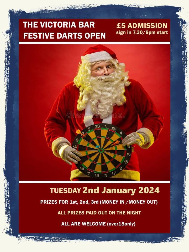 Victoria Bar Annual Festive darts comp, The Victoria BAR Forfar