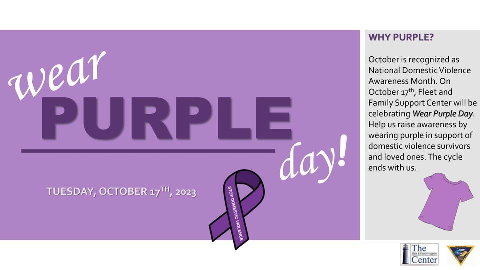 Wear Purple Day Naval Base Ventura County Oxnard 17 October 2023 wear-purple-day-naval-base-ventura-county-oxnard-17-october-2023