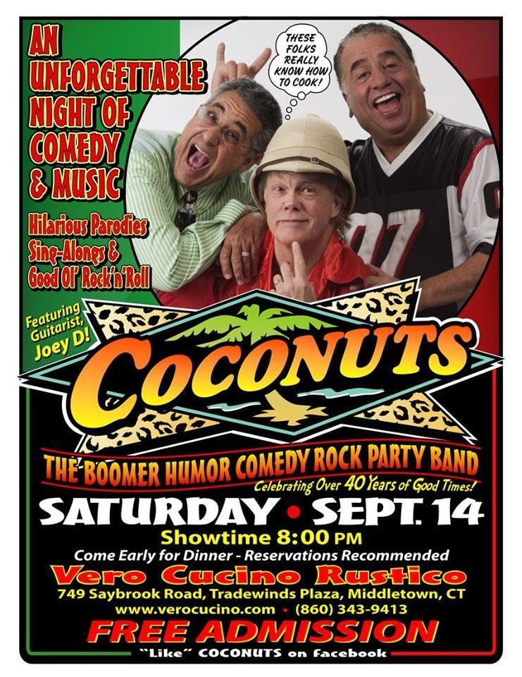 The Coconuts hit the stage at Vero! Comedy rock at its best., Vero