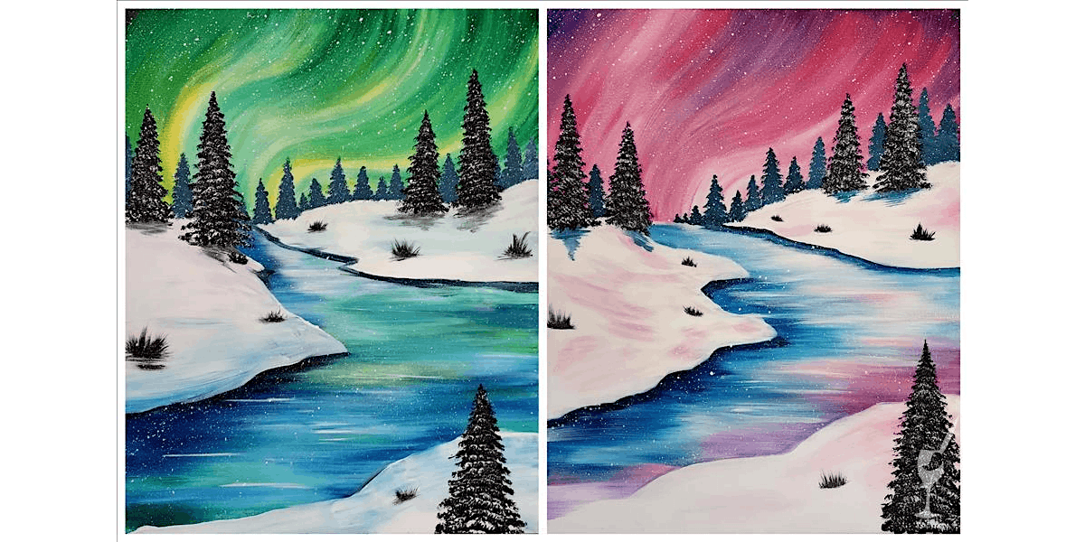 Wondrous Winter Scene - Paint and Sip in New Braunfels | Classpop!™, 22 December | Event in New Braunfels