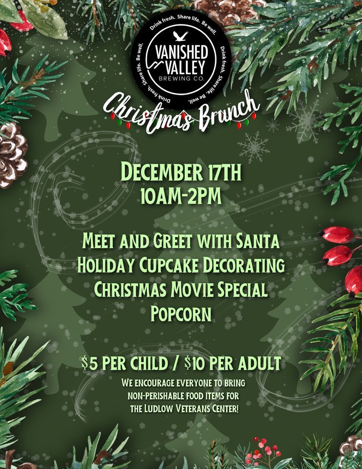 Christmas Brunch in the Brewery with Santa, Vanished Valley Brewing Co