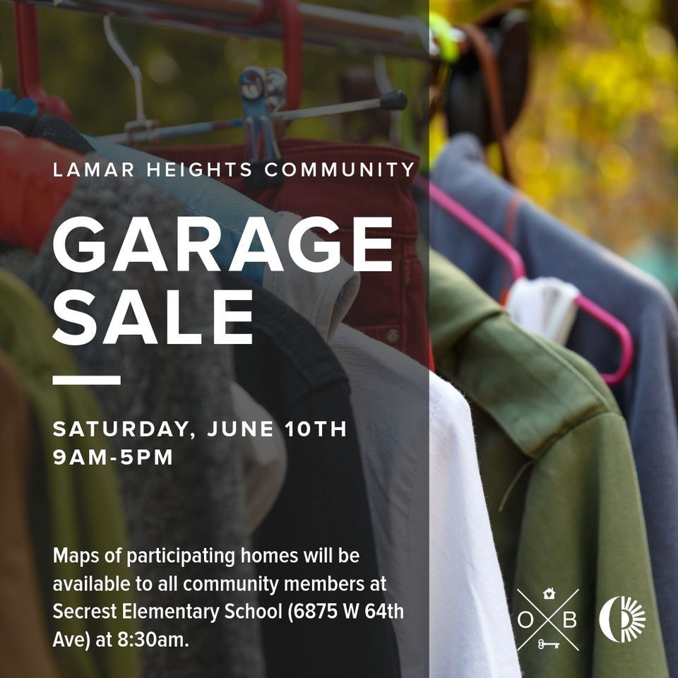 Lamar Heights Community Garage Sale, Arvada, Colorado, June 10 2023