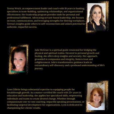 Julie McGraw, Lynn Gillette, and Teresa Wrich