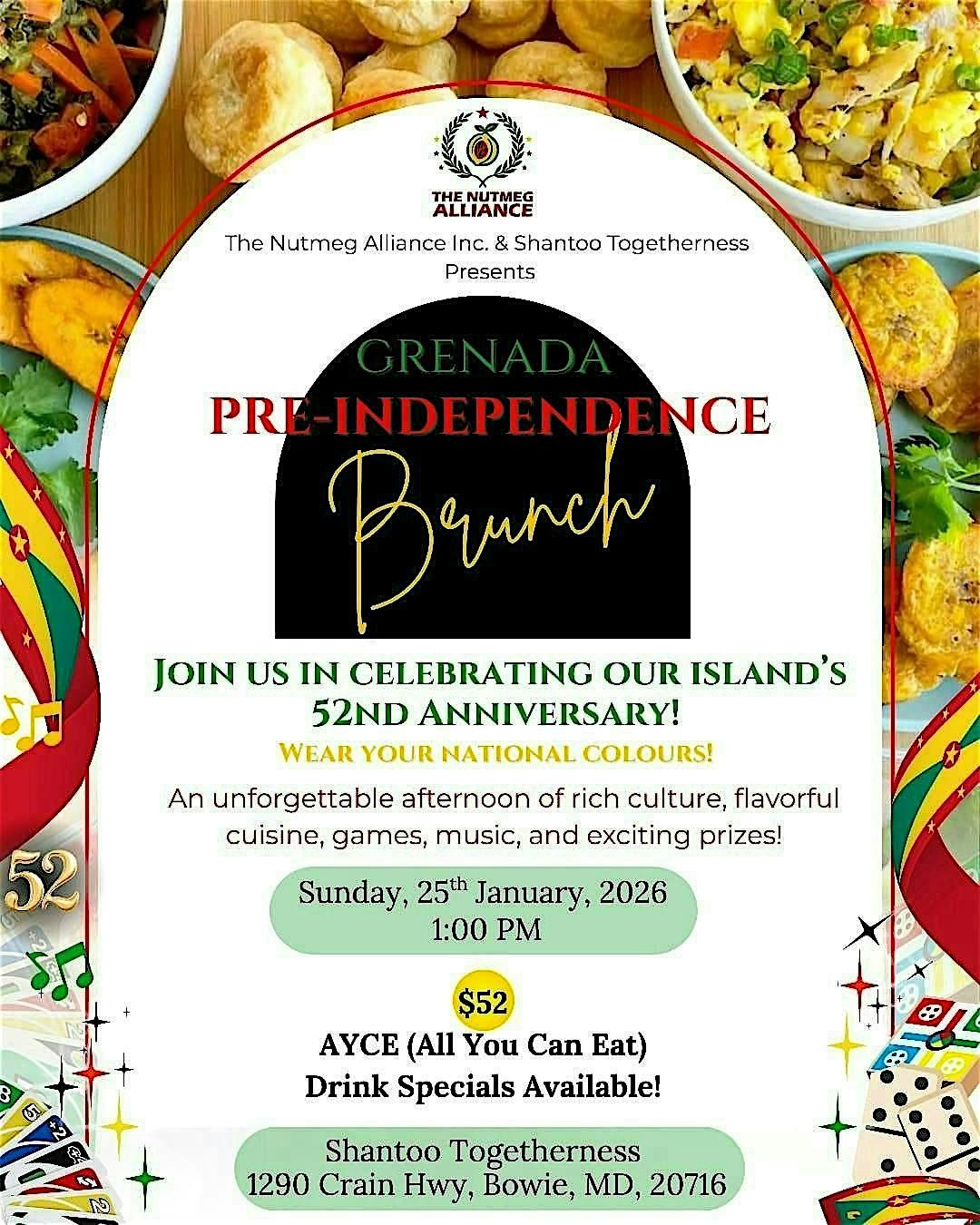 The Nutmeg Alliances Pre-Independence Brunch