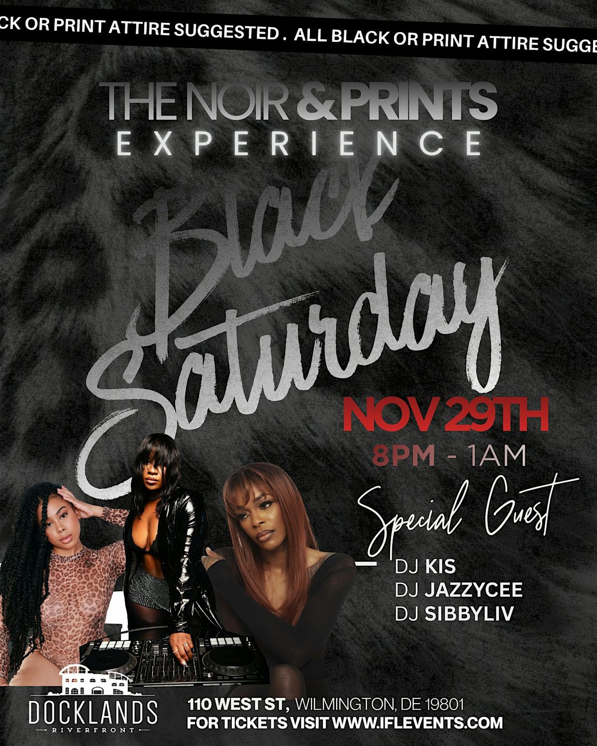 The Noir x Prints Experience {Black Sarturday}, 29 November | Event in Wilmington | AllEvents