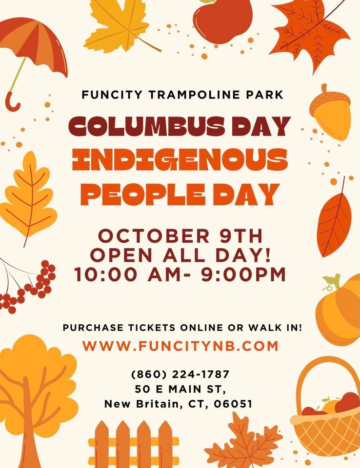 Open all day 10am9pm, Funcity Trampoline Park New Britain, 9 October