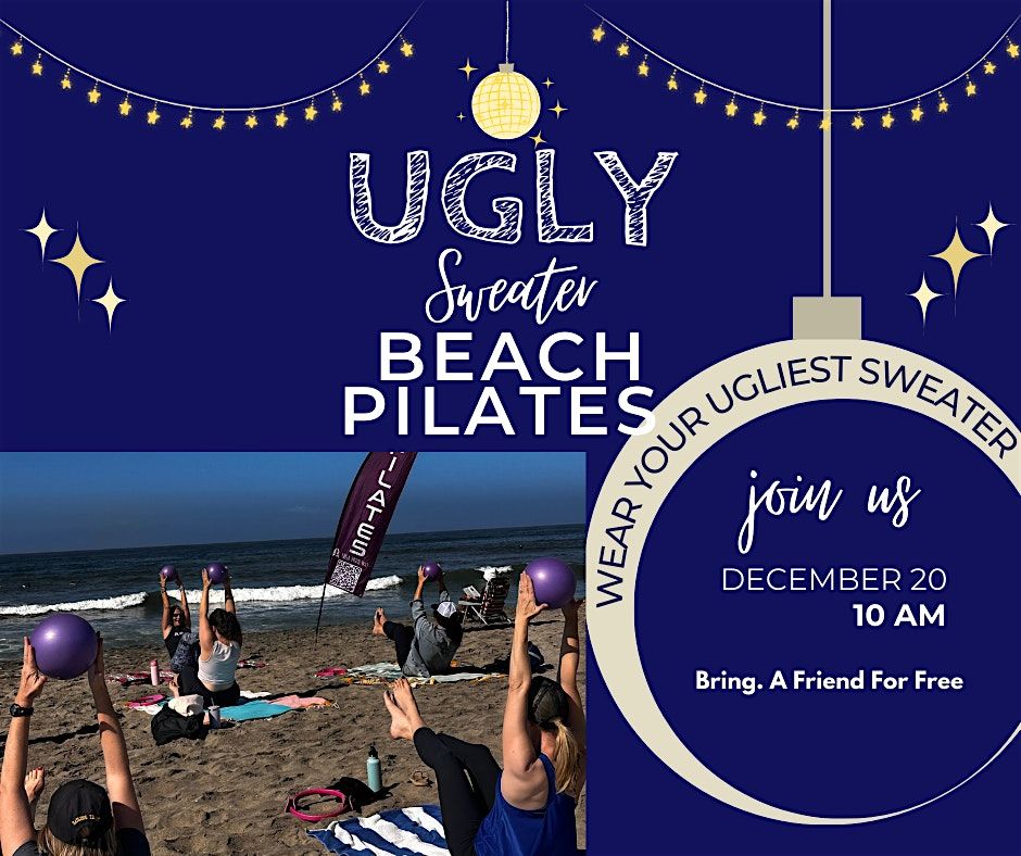 Ugly Sweater Beach Pilates Bring a Friend for Free, 20 December | Event in Carlsbad | AllEvents