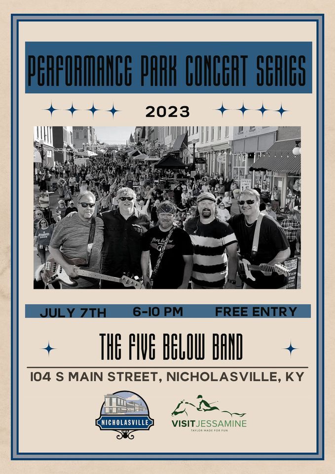Five Below Band At Performance Park Concert Series Nicholasville five-below-band-at-performance-park-concert-series-nicholasville