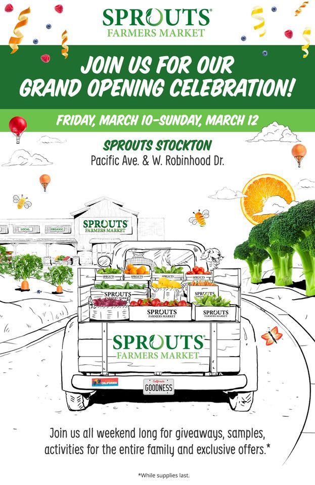 Sprouts Stockton Grand Opening & Ribbon Cutting , 5308 Pacific Ave