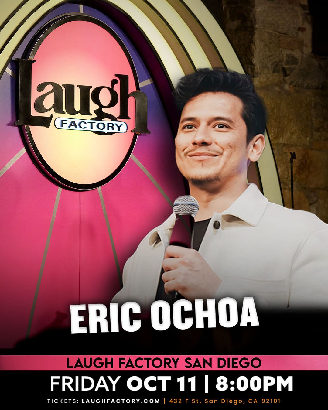 Eric Ochoa at Oxnard Levity Live, 22 August | Event in Oxnard | AllEvents