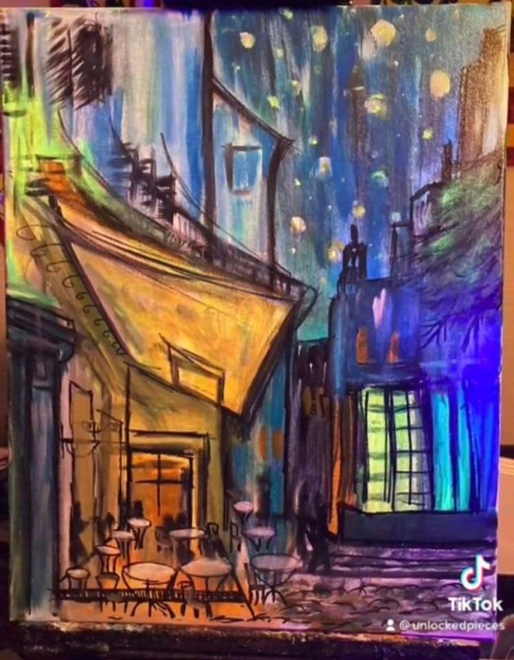 Martinis and Van Gogh “PaintNSip” with Rachel Pesola from Unlocked