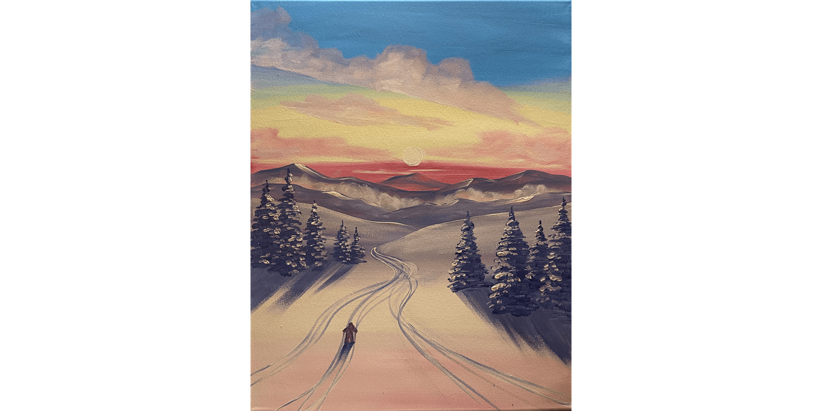 Sunset Slopes - Paint and Sip in Cincinnati | Classpop!™, 17 January | Event in West Chester | AllEvents