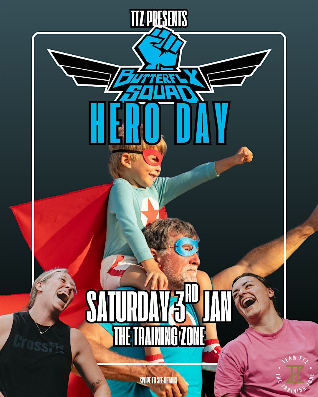 TTZ Butterfly Squad Hero Day, 3 January | Event in Welwyn Garden City | AllEvents