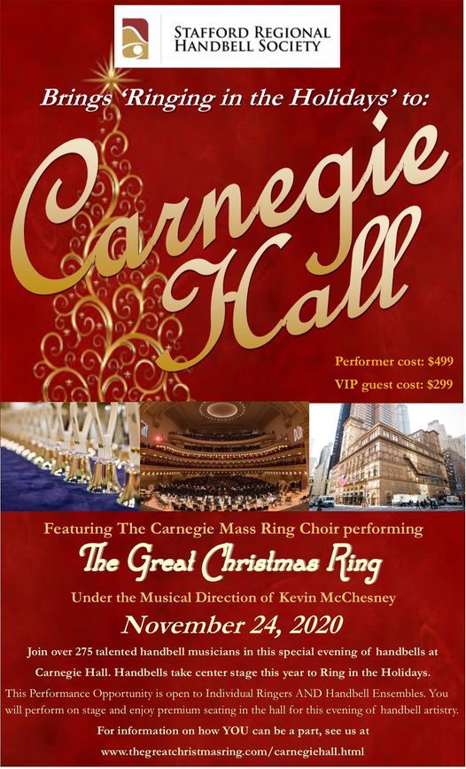 Ringing In The Holidays Etsi Lippuja New York November 27 2021 Allevents In Bell Ringers Christmas Concert 2021