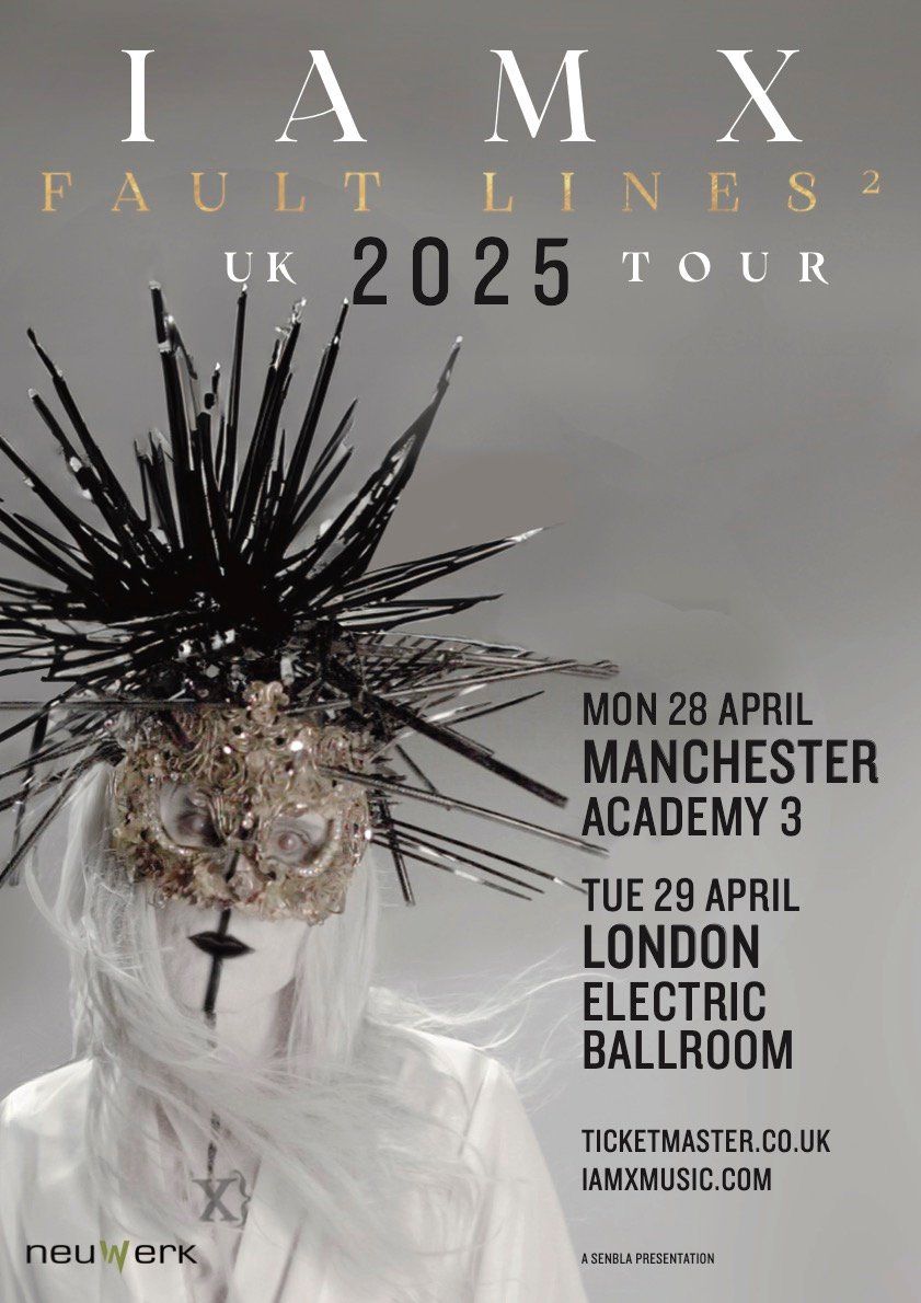 IAMX at Bottom Lounge, 24 October | Event in Chicago | AllEvents