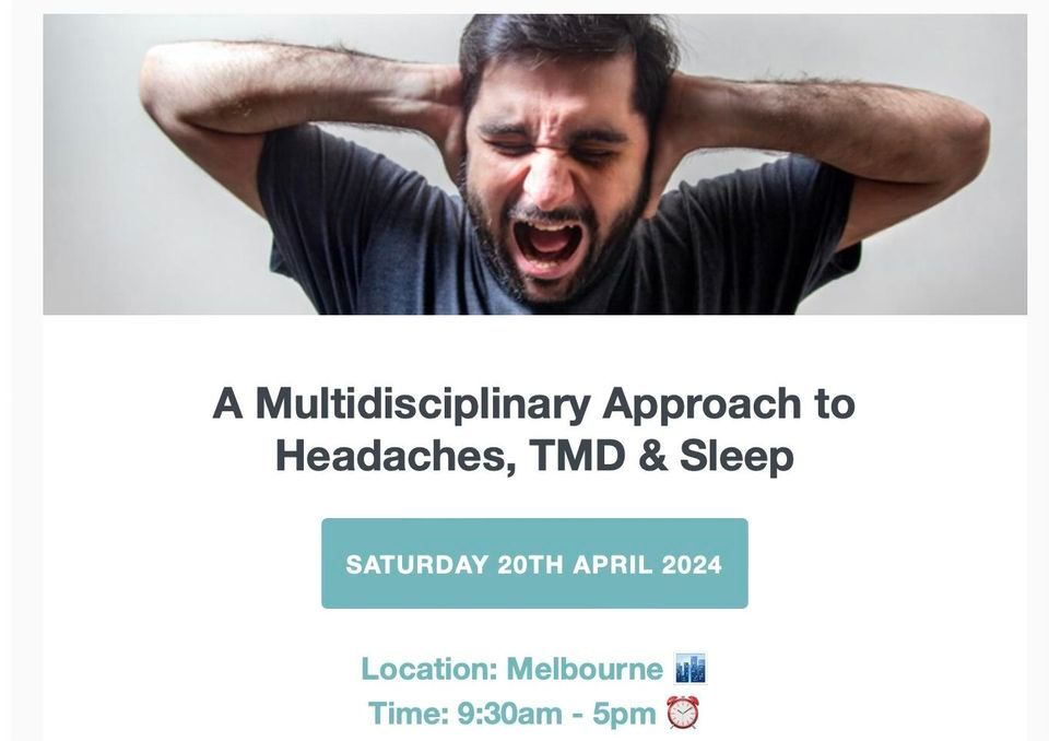A Multidisciplinary Approach to Headaches, TMD & Sleep - VIC, Victoria ...