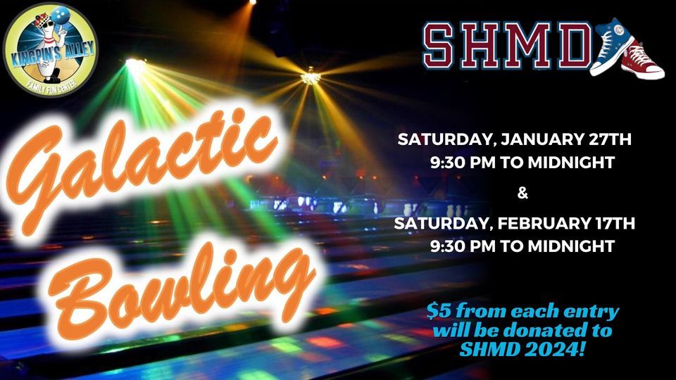 Galactic Bowling SHMD Fundraiser , Kingpin's Alley Family Fun Center