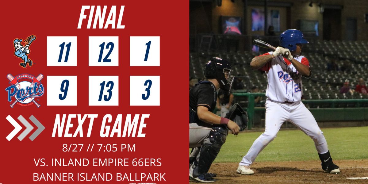 Inland Empire 66ers vs. Stockton Ports | Event in San Bernardino | AllEvents