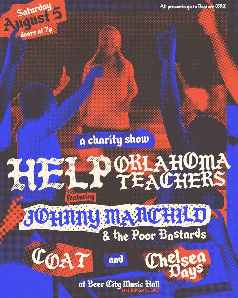 Help Oklahoma Teachers The Charity Show, Beer City Music Hall, August