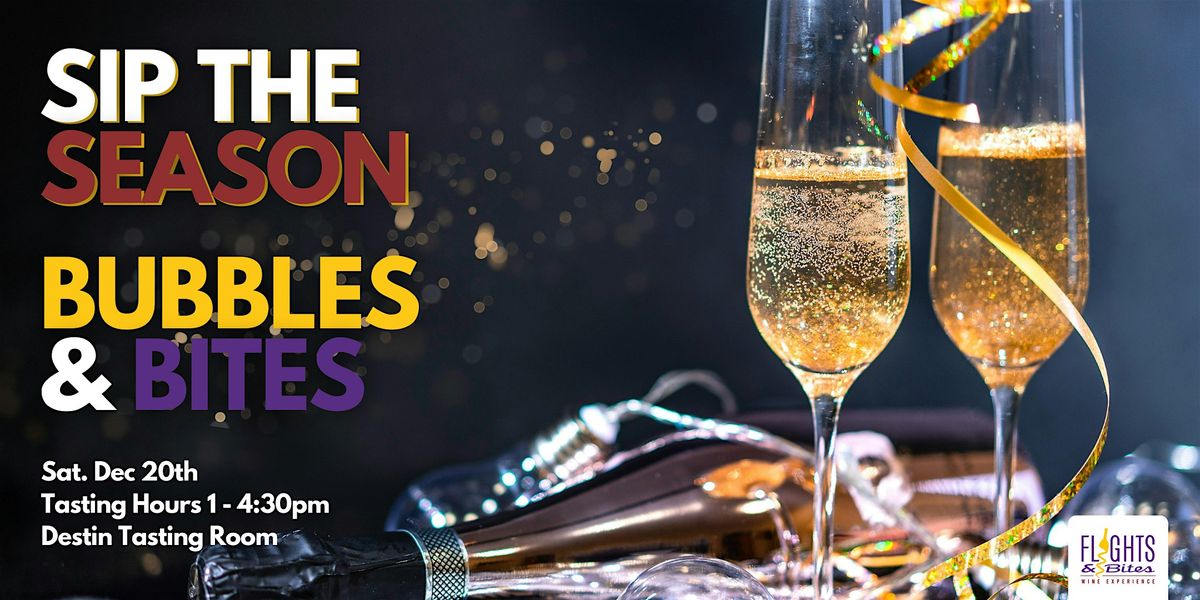 Champagne & Sparkling Wine: Holiday Bubbles & Bites, 20 December | Event in Destin | AllEvents
