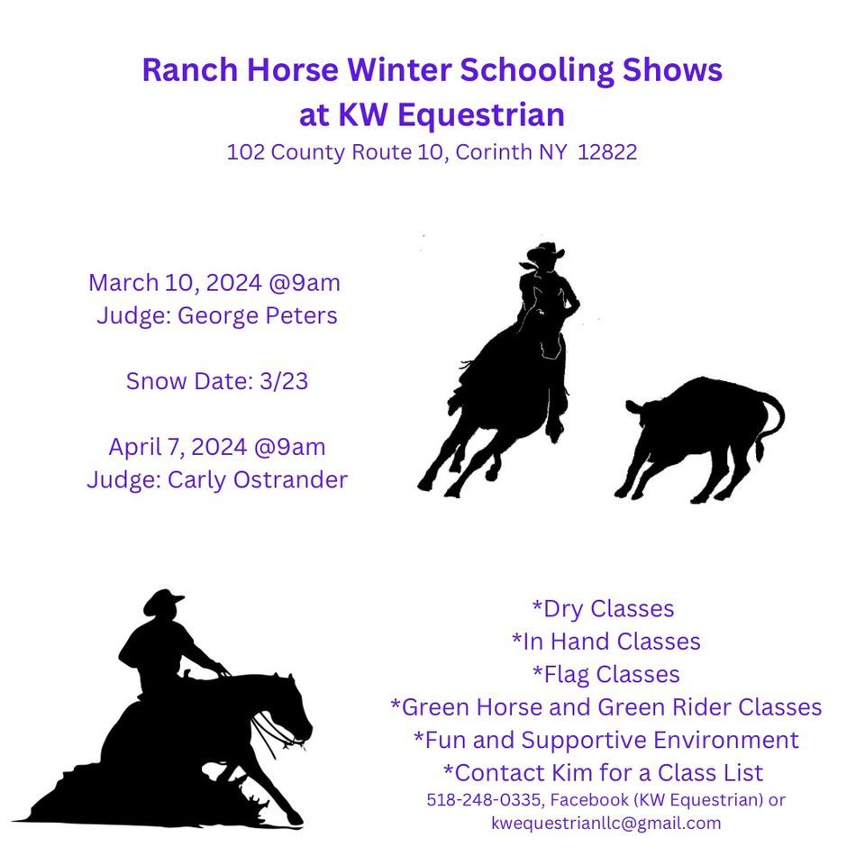 Ranch Horse Schooling Show 2, KW Equestrian, April 7 2024 AllEvents.in
