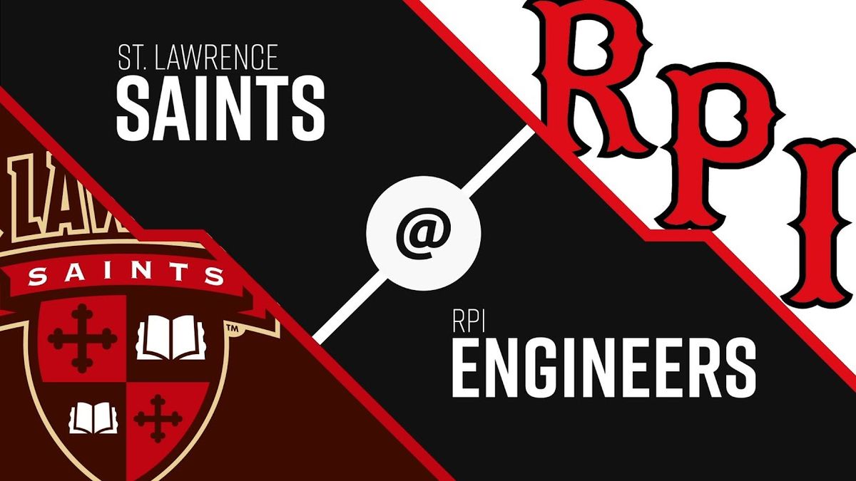 St Lawrence Saints at RPI Engineers Mens Hockey at Houston Field House, 7 November | Event in Troy | AllEvents