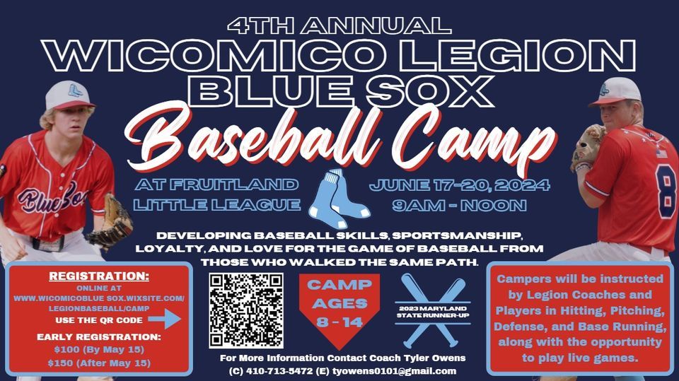 4th Annual Legion Blue Sox Camp, Fruitland Little League, 17