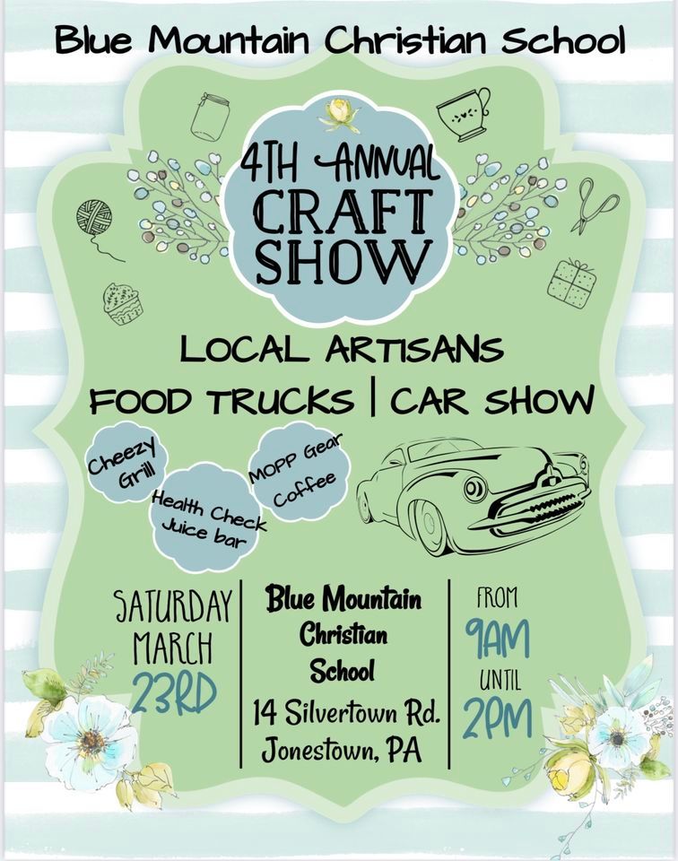 4th Annual Craft & Car Show, Blue Mountain Christian School, Jonestown
